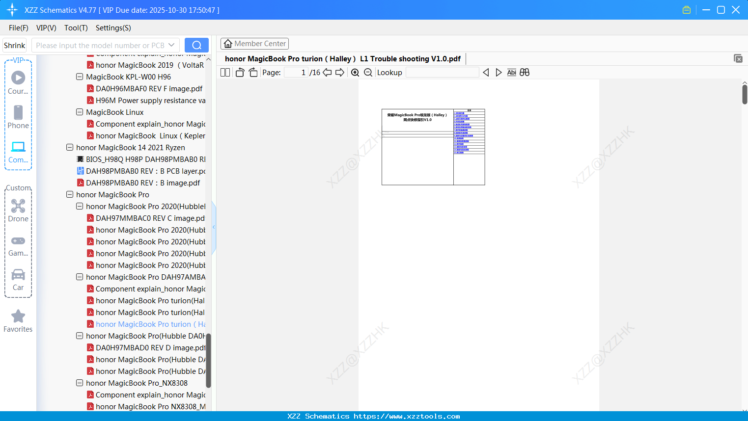 Laptop HUAWEI Honor MagicBook Pro Turion（Halley） L1 Trouble Shooting V1.0